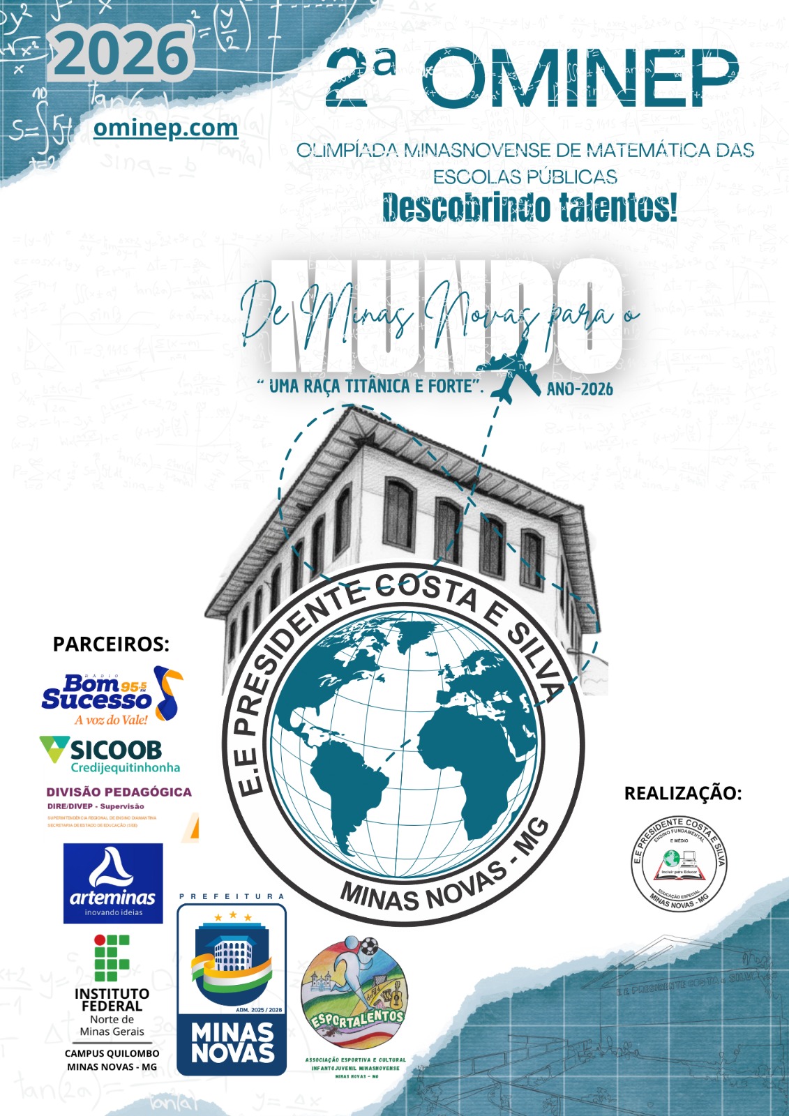 Cartaz oficial 2ª OMINEP 2026